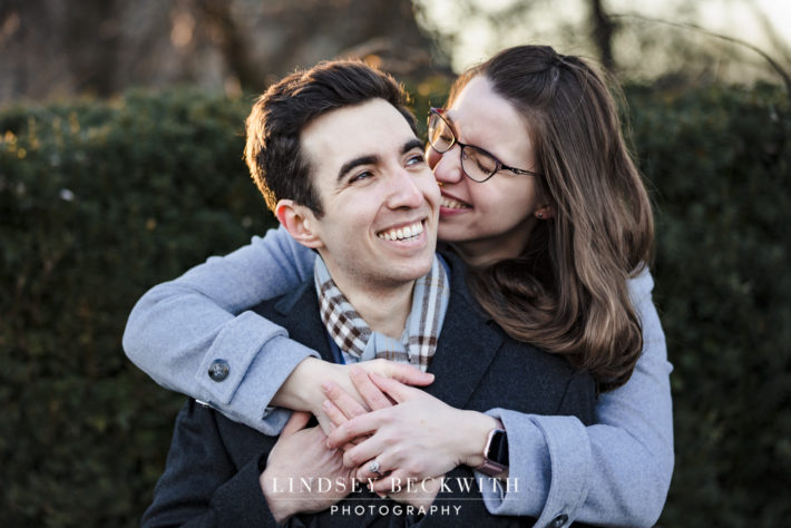 Wintry Engagement Session at Cleveland Museum of Art with Dmitriy and Serena